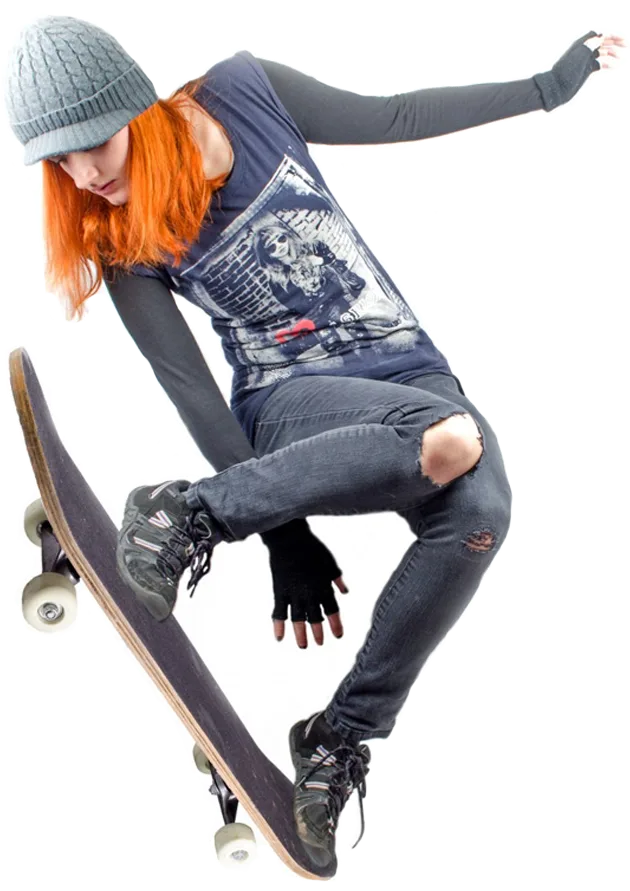 skating board - 黑白体育